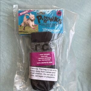 Paws Anti-Slip Dog Socks - Black and Gray